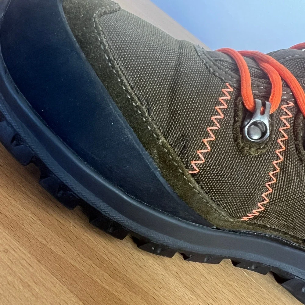 Polo Ralph Lauren Men Mountain Trail Hillingdon Hiking Boots Olive Orange‎ Black